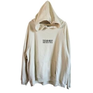 Taylor Swift Cream Eras Tour Offical Merchandise Hoodie
